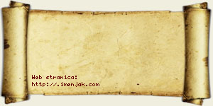 Miljana Bunić vizit kartica